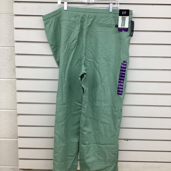 GAP Women's Drawstring Elastic Waist‎ Linen Pull on Pant - Picture 5 of 10
